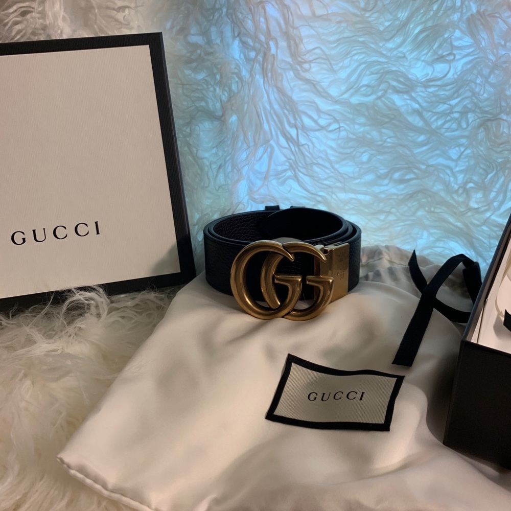 Authentic Gucci reversible belt